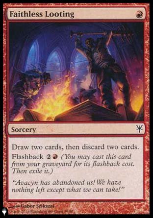 (059) Magic The Gathering The List Single: Faithless Looting  Common