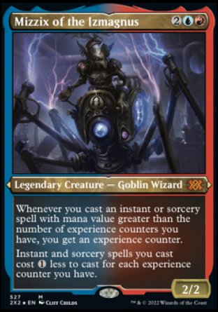 (527) Magic The Gathering Double Masters 2022: Extras Single: Mizzix of the Izmagnus Holo Mythic