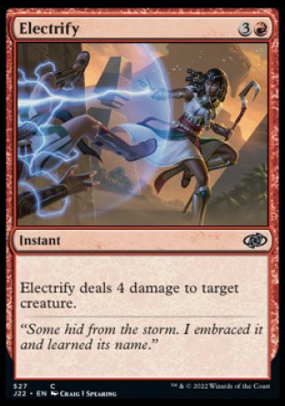 (527) Magic The Gathering Jumpstart 2022 Single: Electrify  Common