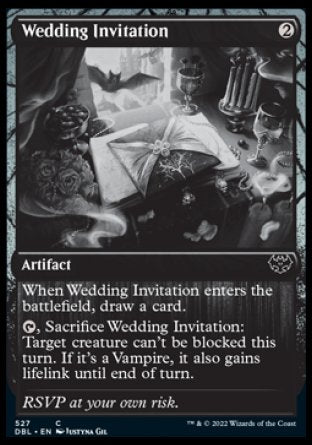 (527) Magic The Gathering Innistrad: Double Feature Single: Wedding Invitation  Common