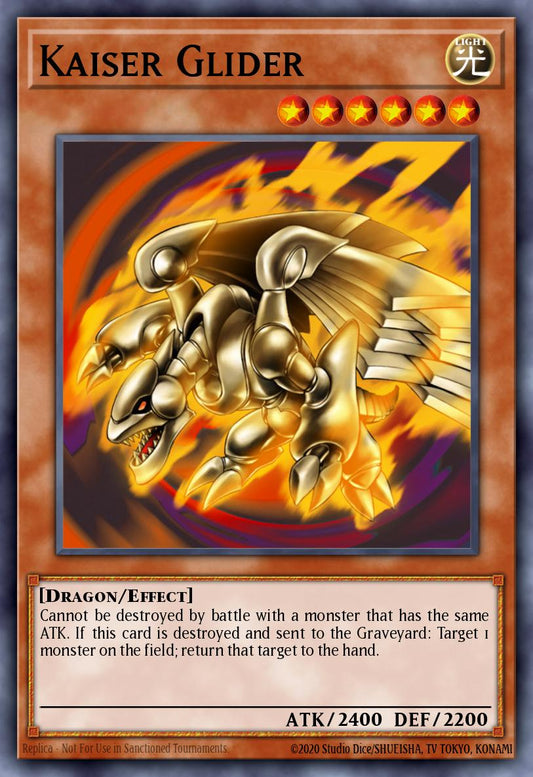 (EN051) YuGiOh TCG DCR: Dark Crisis Single: Kaiser Glider (V.2 - Ultra Rare)  Ultra Rare