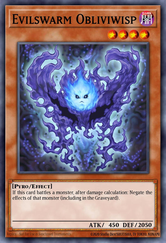 (057) YuGiOh TCG BPW2: Battle Pack 2: War of the Giants - Round 2 Single: Evilswarm Obliviwisp  Common