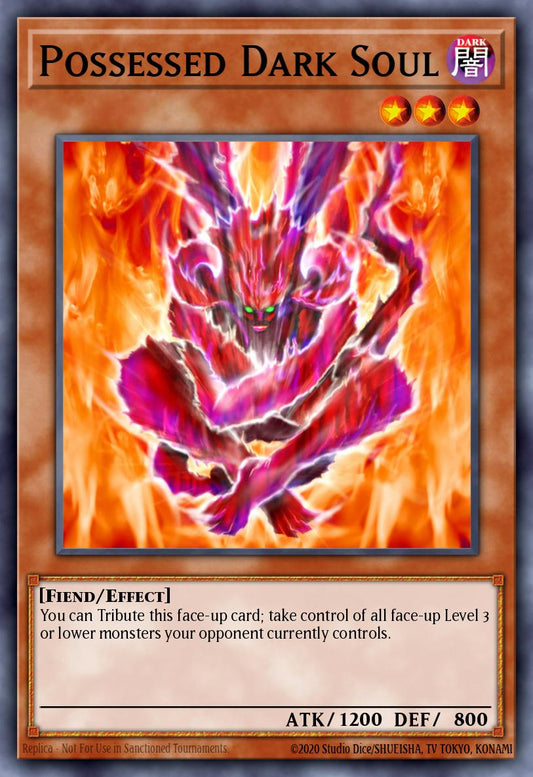 (127) YuGiOh TCG DB2: Dark Beginning 2 Single: Possessed Dark Soul  Common