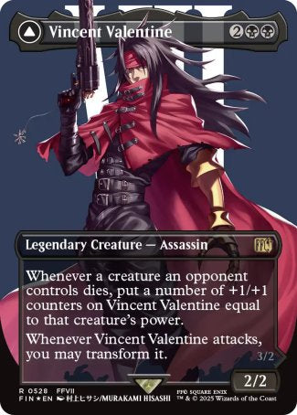 (528) Magic The Gathering Magic: The Gathering - FINAL FANTASY: Extras Single: Vincent Valentine // Galian Beast (V.3)  Rare