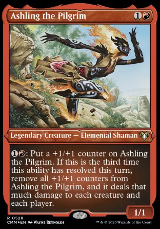 (528) Magic The Gathering Commander Masters: Extras Single: Ashling the Pilgrim  Rare