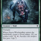 (154) Magic The Gathering The List Single: Fierce Witchstalker  Common