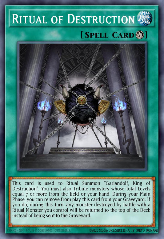 (058) YuGiOh TCG ABPF: Absolute Powerforce Single: Ritual of Destruction  Common