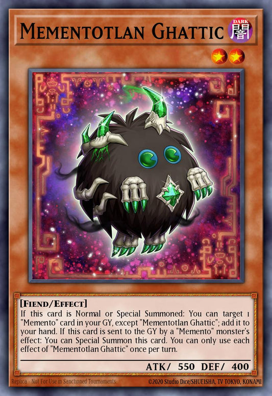 (017) YuGiOh TCG PHNI: Phantom Nightmare Single: Mementotlan Ghattic  Common