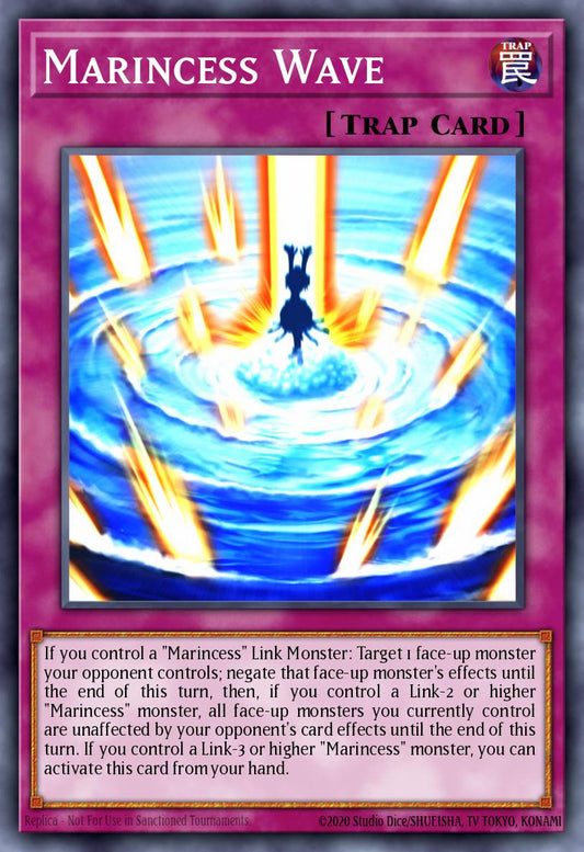 (133) YuGiOh TCG MP20: 2020 Tin of Lost Memories Mega Pack Single: Marincess Wave  Rare