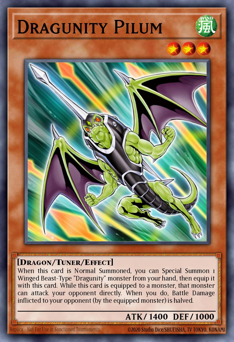 (160) YuGiOh TCG HAC1: Hidden Arsenal: Chapter 1 Single: Dragunity Pilum (V.1 - Common)  Common