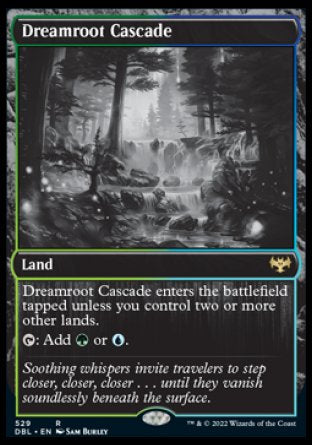 (529) Magic The Gathering Innistrad: Double Feature Single: Dreamroot Cascade  Rare