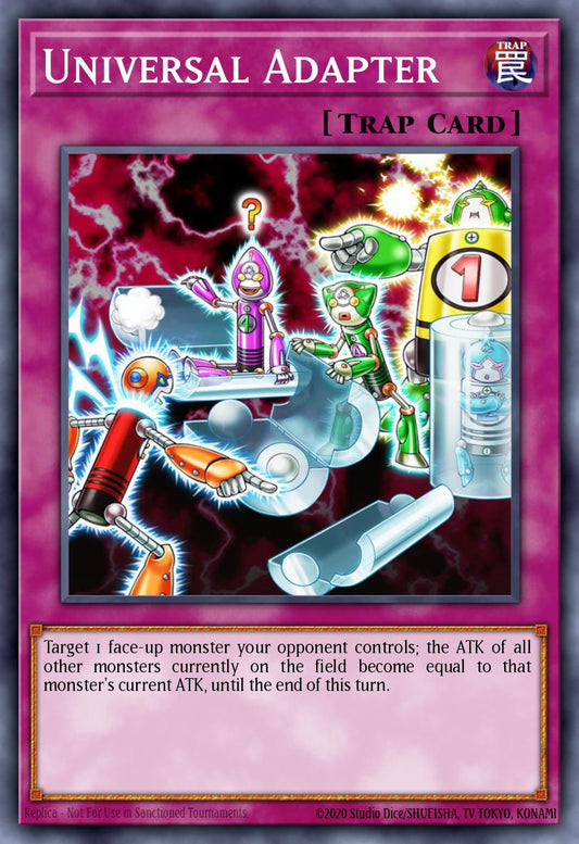 (134) YuGiOh TCG MP19: 2019 Gold Sarcophagus Tin Mega Pack Single: Universal Adapter  Common
