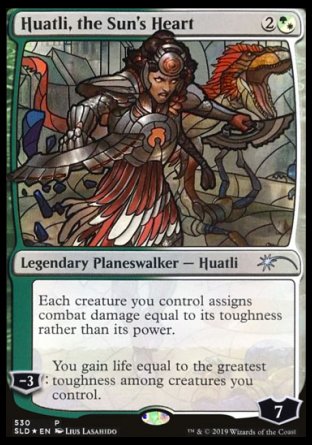 (530) Magic The Gathering Secret Lair Drop Series Single: Huatli, the Sun's Heart  Uncommon