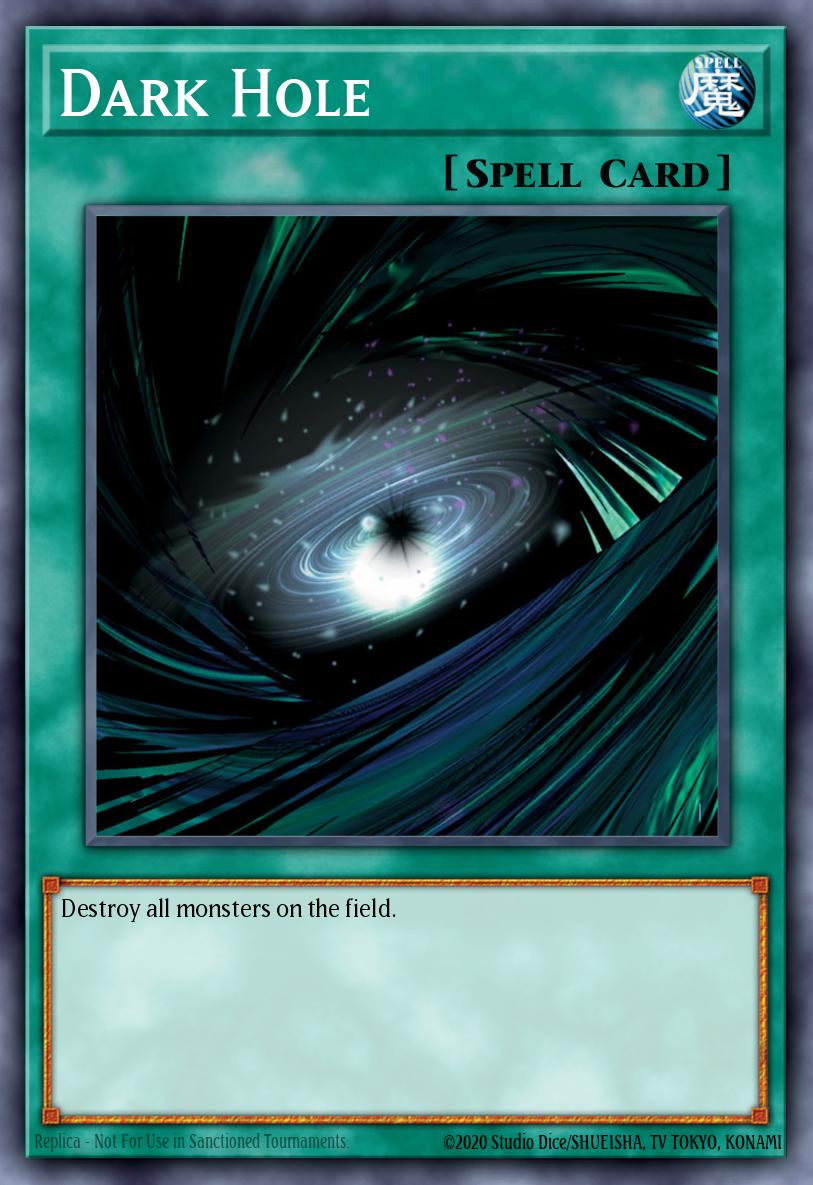 (053) YuGiOh TCG LCYW: Legendary Collection 3: Mega Pack Single: Dark Hole  Secret Rare