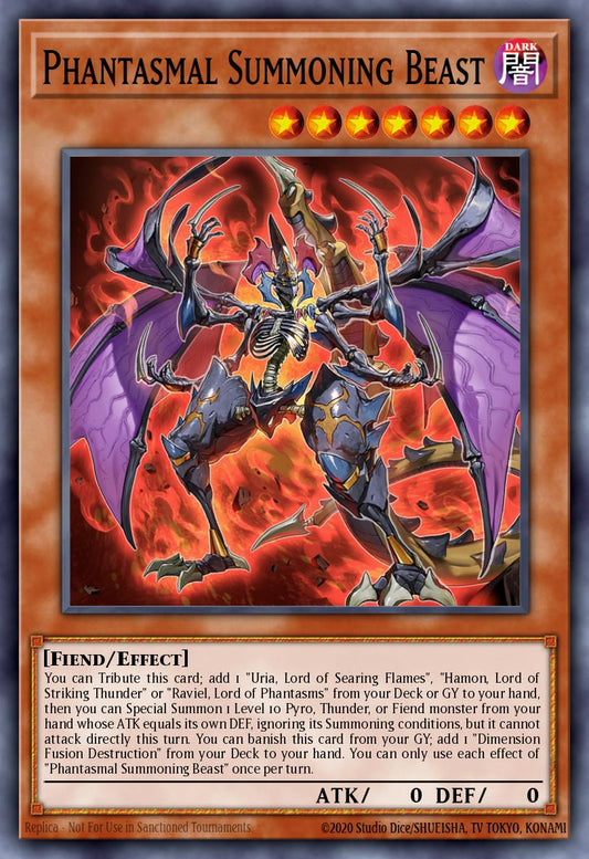 (014) YuGiOh TCG PHNI: Phantom Nightmare Single: Phantasmal Summoning Beast  Common