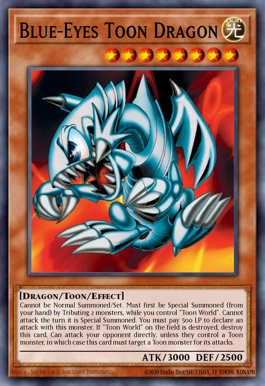 (103) YuGiOh TCG LCYW: Legendary Collection 3: Mega Pack Single: Blue-Eyes Toon Dragon  Rare