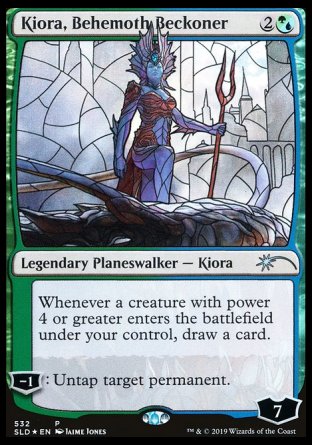(532) Magic The Gathering Secret Lair Drop Series Single: Kiora, Behemoth Beckoner  Uncommon