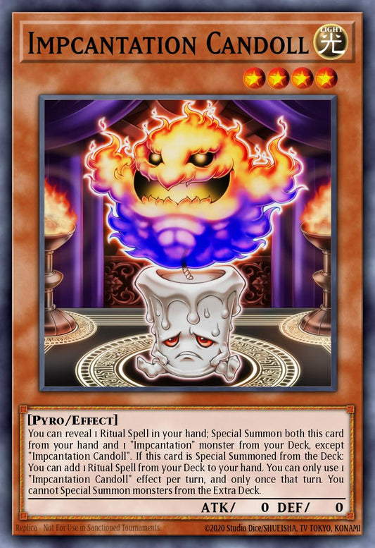 (043) YuGiOh TCG WISU: Wild Survivors Single: Impcantation Candoll  Rare