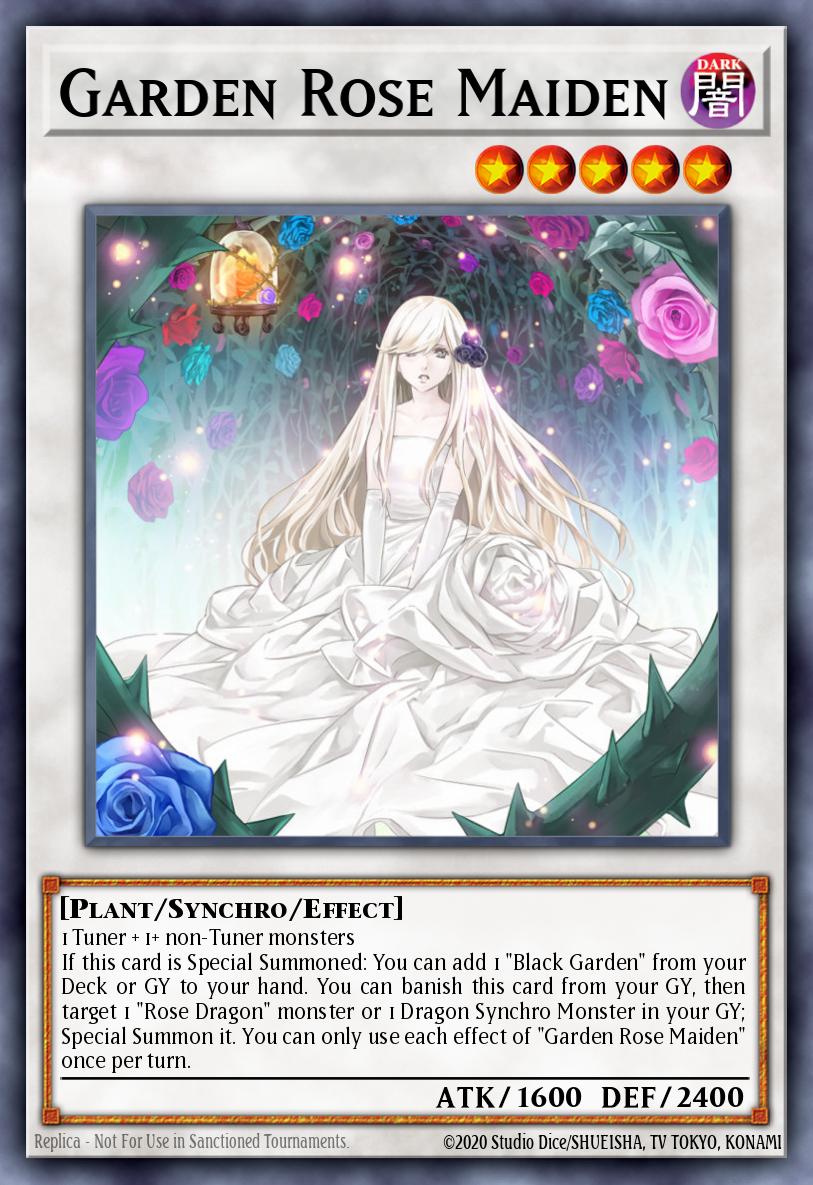 (101) YuGiOh TCG DOOD: Doom of Dimensions Single: Garden Rose Maiden  Starlight Rare