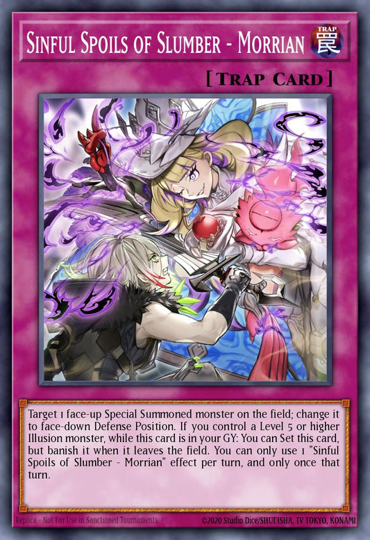 (075) YuGiOh TCG LEDE: Legacy of Destruction Single: Sinful Spoils of Slumber - Morrian  Common