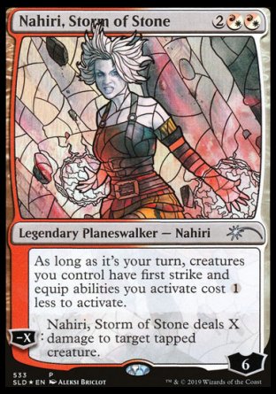 (533) Magic The Gathering Secret Lair Drop Series Single: Nahiri, Storm of Stone  Uncommon