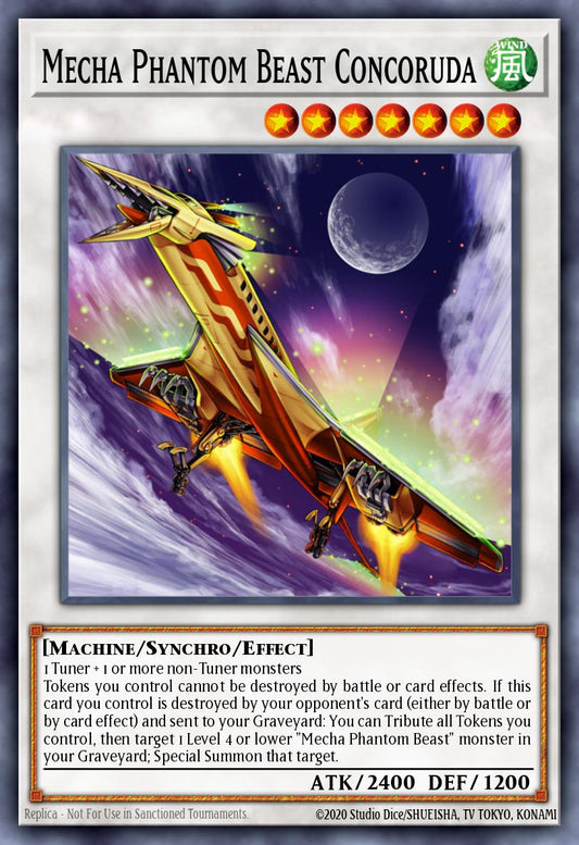 (093) YuGiOh TCG MP14: 2014 Mega-Tins Mega-Pack Single: Mecha Phantom Beast Concoruda  Super Rare