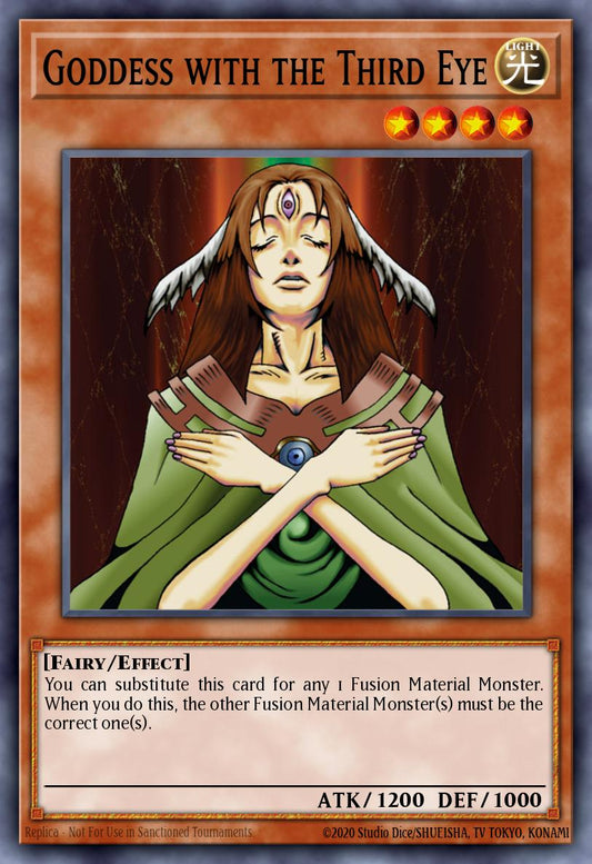 (097) YuGiOh TCG DB2: Dark Beginning 2 Single: Goddess with the Third Eye  Common