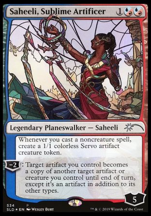 (534) Magic The Gathering Secret Lair Drop Series Single: Saheeli, Sublime Artificer  Uncommon