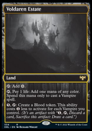 (534) Magic The Gathering Innistrad: Double Feature Single: Voldaren Estate  Rare