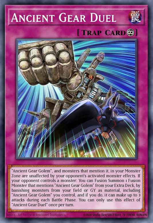 (072) YuGiOh TCG LEDE: Legacy of Destruction Single: Ancient Gear Duel  Common
