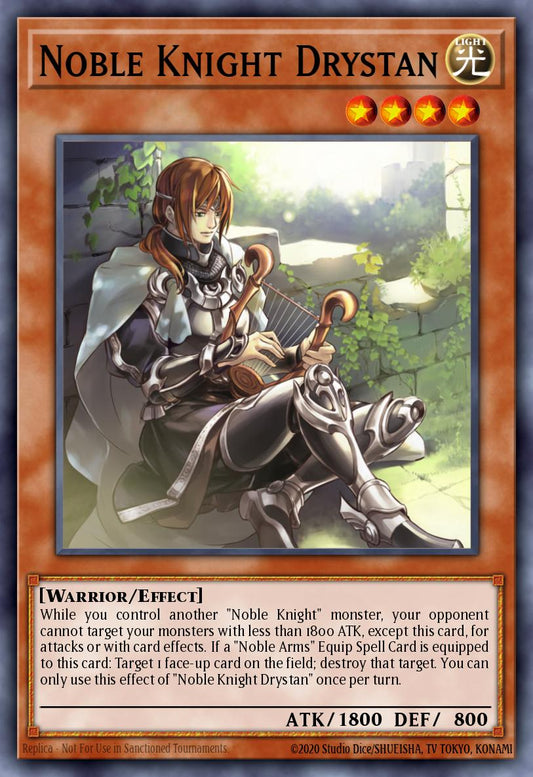 (082) YuGiOh TCG MAGO: Maximum Gold Single: Noble Knight Drystan  Rare