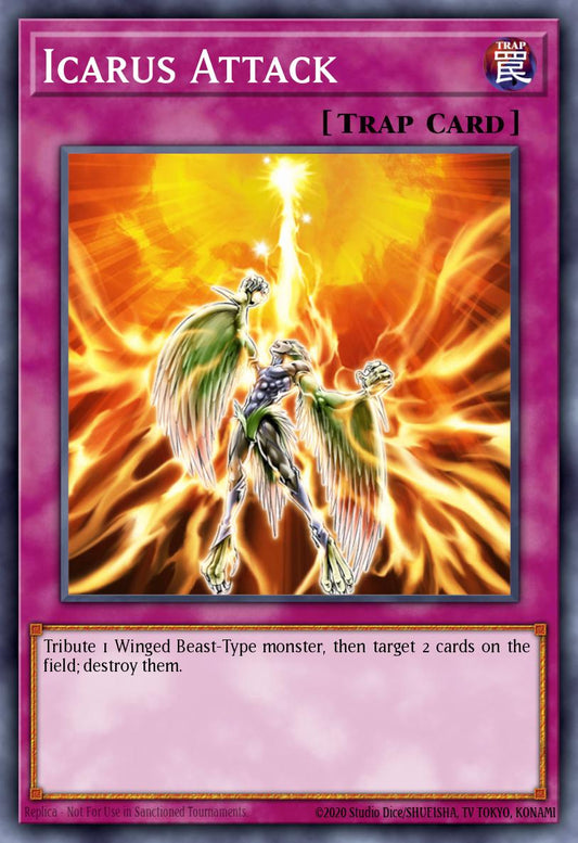(165) YuGiOh TCG RA03: Quarter Century Bonanza Single: Icarus Attack (V.2 - Quarter Century Secret Rare)  Quarter Century Secret Rare