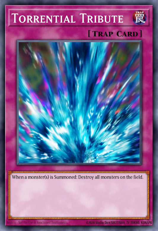(010) YuGiOh TCG MP24: 25th Anniversary Tin: Dueling Mirrors Single: Torrential Tribute  Quarter Century Secret Rare