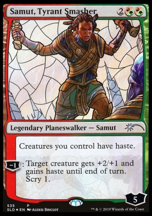 (535) Magic The Gathering Secret Lair Drop Series Single: Samut, Tyrant Smasher  Uncommon