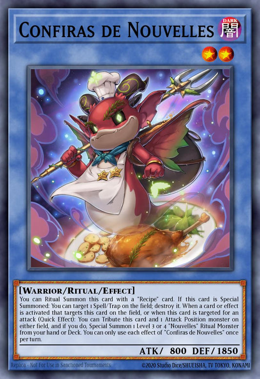 (030) YuGiOh TCG WISU: Wild Survivors Single: Confiras de Nouvelles  Super Rare