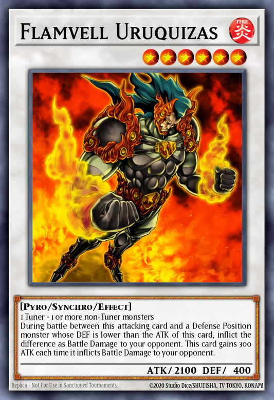 (074) YuGiOh TCG HAC1: Hidden Arsenal: Chapter 1 Single: Flamvell Uruquizas (V.2 - Parallel Rare)  Parallel Rare