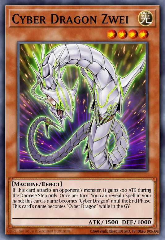 (035) YuGiOh TCG ABPF: Absolute Powerforce Single: Cyber Dragon Zwei  Rare