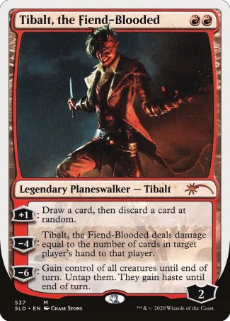 (537) Magic The Gathering Secret Lair Drop Series Single: Tibalt, the Fiend-Blooded  Mythic