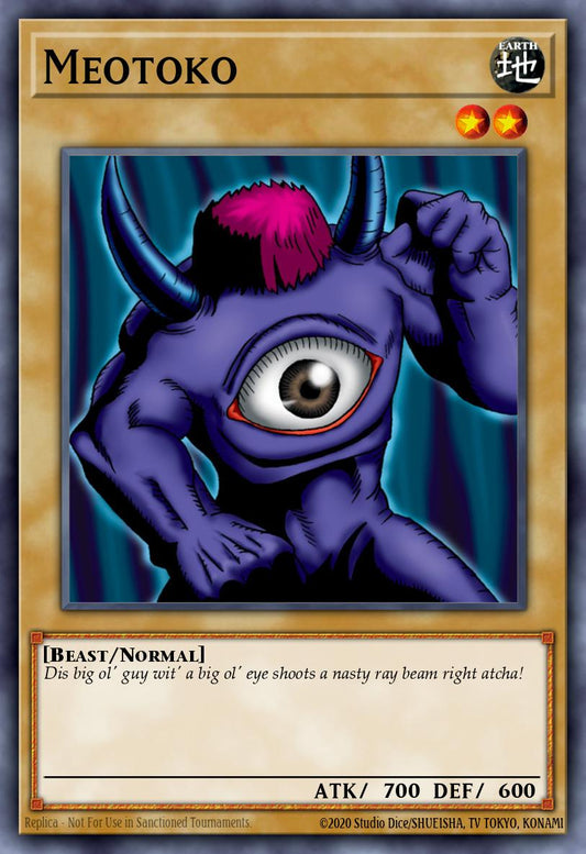 (013) YuGiOh TCG LCJW: Legendary Collection 4: Mega Pack Single: Meotoko  Common