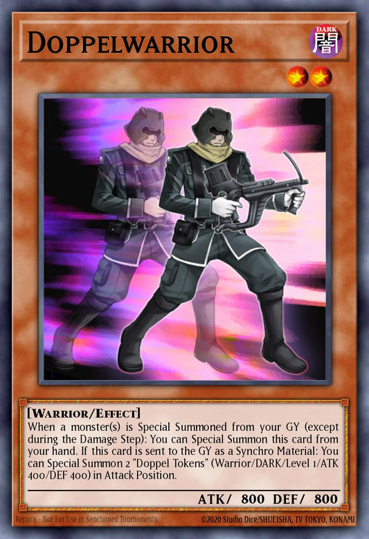 (147) YuGiOh TCG RA04: Quarter Century Stampede Single: Doppelwarrior (V.2 - Quarter Century Secret Rare)  Quarter Century Secret Rare
