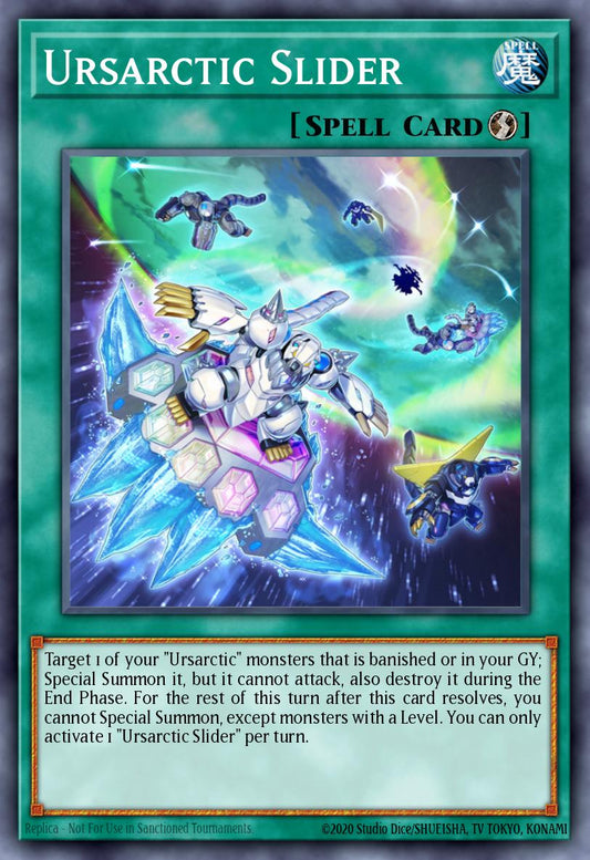 (037) YuGiOh TCG ANGU: Ancient Guardians Single: Ursarctic Slider  Super Rare