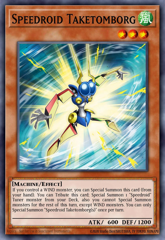 (098) YuGiOh TCG MAGO: Maximum Gold Single: Speedroid Taketomborg  Rare
