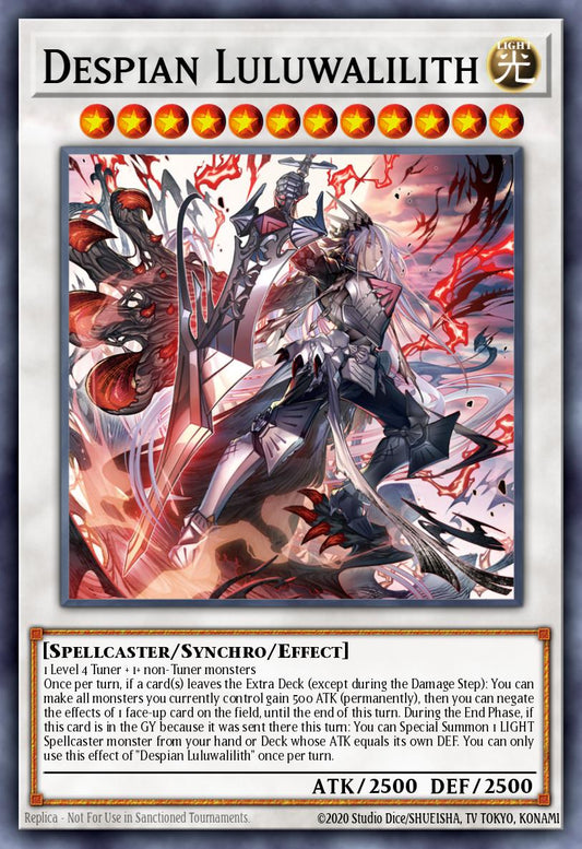 (085) YuGiOh TCG MP24: 25th Anniversary Tin: Dueling Mirrors Single: Despian Luluwalilith  Secret Rare