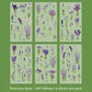 Vintage Floral Stickers: Provence Lavender