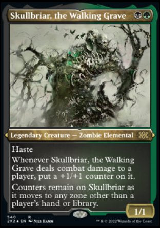 (540) Magic The Gathering Double Masters 2022: Extras Single: Skullbriar, the Walking Grave  Rare