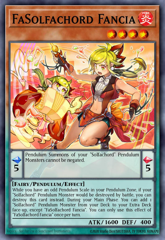 (017) YuGiOh TCG ANGU: Ancient Guardians Single: FaSolfachord Fancia (V.2 - Collectors Rare)  Collectors Rare