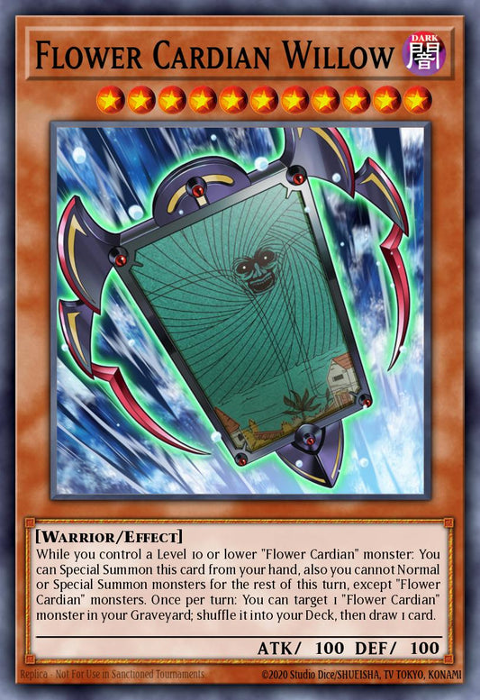 (129) YuGiOh TCG DLCS: Dragons of Legend: The Complete Series Single: Flower Cardian Willow  Common