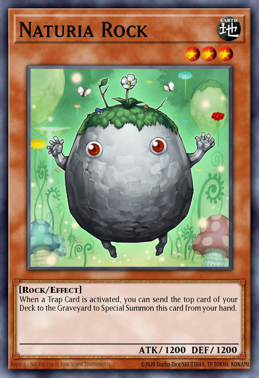(094) YuGiOh TCG HAC1: Hidden Arsenal: Chapter 1 Single: Naturia Rock (V.1 - Common)  Common