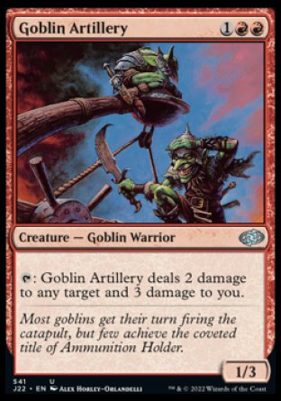(541) Magic The Gathering Jumpstart 2022 Single: Goblin Artillery  Uncommon
