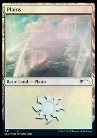 (541) Magic The Gathering Secret Lair Drop Series Single: Plains (V.6) Holo Land